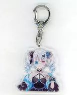 Emperor rose acrylic key holder "Virtual YouTuber Re : aCT Kuraku Rye & Emperor rose official goods"