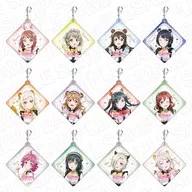 12 kinds set "Love Live! School idol Festival ALL STARS×THE Character CAFE Acrylic Charm Strap Animal Made ver."