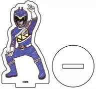 Kyoryu Blue "Juden Sentai Kyoryuger Acrylic Petchin Stand 01. Graphic Art Illustration"