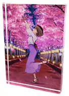 Azusagawa Kaede Acrylic Block  "Seishun Butataku Does Not Dream of School Memory - Blue Pig Exhibition -"