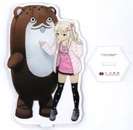 [破損品/シール欠品] Grecale(グレカーレ)＆ボクカワウソ 公式アクリルスタンド 「艦隊これくしょん～艦これ～」 キリンボクカワランド サンリオピューロランド×C2機関 提督専用フリーパス特典