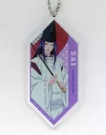 FUJIWARA no Sai (Hexagon) Acrylic Key Holder "Maru KUJI Hikaru no Go Kinga Shinnen" Kichi 05