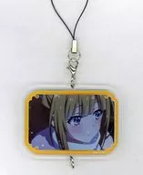 Megumi Karuizawa (Isshin) "Welcome to a class that emphasizes ability. Collaboration cafe in AMOCAFE. Trading acrylic charm (with strap) connected to the first Ikebukuro store"