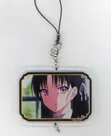 Suzune Horikita (Isshin) "Welcome to a class that emphasizes ability. Collaboration cafe in AMOCAFE. Trading acrylic charm (with strap) connected to the first Ikebukuro store"