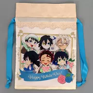 "Demon Slayer: Kimetsu no Yaiba ×ufotable Cafe / Machi ★ Asobi CAFE White Day Event 2024" Ribbon Pouch in Collection Gift Style