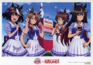 Kitasan Black & Duramente & Sounds of Earth & Royce and Royce B4 plastic mat "Uma Musume Pretty Derby Season 3 × ROUND1" collaboration room / special favor using collaboration pack