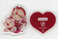 Inuzuka Strawberry (Dog) Acrílico Stand 02 "Virtual YouTuber Inuzuka Strawberry Inuzuka Strawberry Wandered Cafe 2 nd Edition"