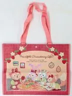 Collection shopping bag "Duffy & Friends' Heartfelt Strawberry Gift" Tokyo DisneySea limited