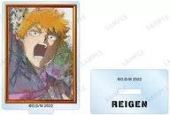 "Mob Psycho 100 III Trading grunge CANVAS Acrylic Stand"