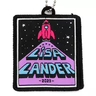 LiSA (rocket / tour logo) patch key holder "LiVE is Smile Always ～ LANDER ～" LiSA Gacha gift