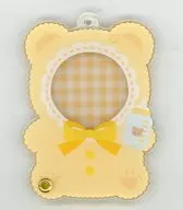 Yellow Bebi-Kuma's mini acrylic frame "Character Fuku KUJI Online apicolle #My recommendation is the best Bebi-Amaru" B-5 prize