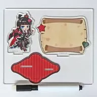 Kairi Kagami Nakachakai Series Deformed Article Plate Stand "Uneven World"