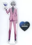 Leo Mohamed Boudiaf International Airport Pinocel BIG Acrylic Stand "DMM Scratch! HIGH CARD ～ Pink Suit Ver. ～" B-3 Prize