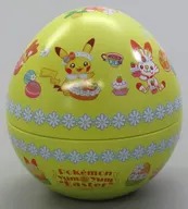 Pokemon Yum Yum Easter Egg Shaped Canned Cookie (Can Only) "Pocket Monsters" Pokemon Center Limited