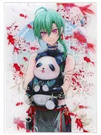 [Stand Parts Missing / Single Item] Ryokusen Acrylic Panel "Virtual Youkyr Niji-Ryokusen Birthday 2022"