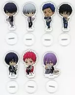 7-Type Set "Kuroko's BASKETBALL POP UP SHOP in TSUTAYA Acrylic Puchi Stand B Reading Ver. (Mini Character Illustration)"