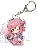 Hanazono 羽香 Sato (Good Night Ver.) Mini Character Acrylic Key Holder "100 Girls who Love you very much"