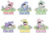 6-Type Set "Pazumatsu-san Easter Series Trading Acrylic Stand"