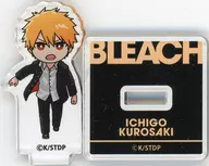 Ichigo Kurosaki "Bleach - Bleach - x Yokohama Landmark Tower THE HIGH SCHOOL WARFARE in Cafe Fan Base Random Deformed Character Cutter Mini Axsta (Acrylic Stand)"