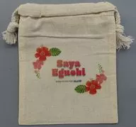 Saya Eguchi Mini drawstring bag "モバガチャ BEYOOOOONDS Tropical ver." Rare Award