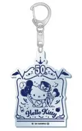 Logo "Sanrio Character Connector's Trading Acrylic Key Holder Hello Kitty 50th"