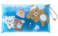 Gathering : Blue Jellyfish Mini Clear Pouch "Neo リラッ KUJI Part6" F Prize