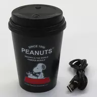 スヌーピー(ブラック) コーヒータンブラー型卓上加湿器 「PEANUTS(SNOOPY)」