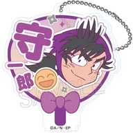 "Nintama Rantaro Deco Uchiwa Keychain B" by Ichiro 浜守