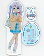 Chino painted BIG acrylic stand "" Is the Order a Rabbit? BLOOM Order from Tokyo Anime Center? 10th Anniversary "