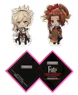 Takao Tayu & Berserker Acrílico Stand Set "Fate/Samurai Remnant Collaboration Cafe in Motto Cafe"