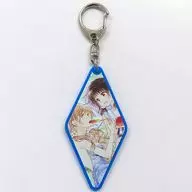 Kawawa Sakurako & Yamabuki Kasumi (Design E) acrylic key holder "DMM Scratch! Futadobeya" D-5 Prize