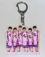 9 bic Acrylic Key Holder B "9 bic 2nd Anniversary Exhibition ~ Campanula ~"