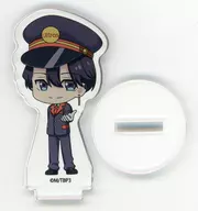 Bunta Kashiwagi "B-PROJECT ~ Ardent * Love Call ~ POP UP SHOP in Tokyo Character Duct Street Acrylic Puchi Stand 01 / Station attendant ver. (Mini Character illustration)"