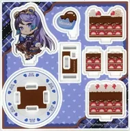 Kyaoron Acrylic Stand "Maru KUJI Wachapuri Maji! Miruki Produce? kawaii Chocolat Bear Coordination Ver." Great blessing 6