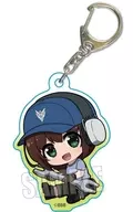 Miyu kato Mini Character Acrylic Key Holder "Yuuki Bakuka バーンブレイバーン"