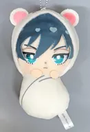 Rin Itoshi "Blue Rock Puitoppu Capsule Plush toy Kokyun ~ Walnut Ver ~"