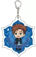Shinpo Kannon Superficial "Bunchigiri! Acrílico Key Holder 02. Mini Character Illustration"