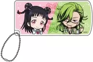 02. Mahoro & Maruhito (Mini Character illustration) Slide-type accessory case "Bukchigiri!"