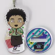 "Mob Psycho 100 III in Diner AMOCAFE Trading Mini Character Acrylic Stand Key Holder" by Katsuya Serizawa