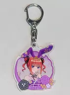 Nino Nakano acrylic key holder Japanese bunny ver. "The Quintessential Quintuplets. ~ Transform into a Japanese bunny? ~ in TSUTAYA"