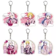 全6種セット 「アイドルマスター ミリオンライブ! アクリルキーホルダー 05.桜の和装ver.(描き下ろしイラスト)」