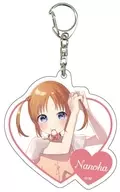 Takamachi is A "Magical Girl Lyrical NANOHA series acrylic key holder 10. Outing ver. (drawing illustration)"