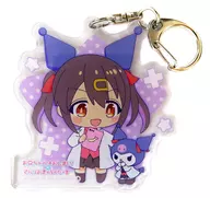 Mihari Oyama x Kuromi (Deformed) "My Big Brother Is Over! X Sanrio Character Claws Acrylic Key Holder"