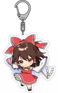 Hakurei Reimu Acrílico porta-chaves "Projeto Toho"
