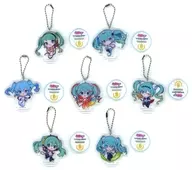 7-Type Set "Hatsune Miku GT Project Acrylic Key Chain Vol. 2"