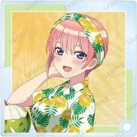 Kazuka Nakano (Bust up) "Aloha shirt ver. Trading Acrylic Stand Panel drawn by The Quintessential Quintuplets to Animate Fair"