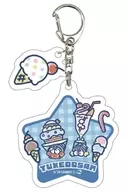 Robstan "Acrílico Keyring with Happidan-Boo-Parts 02. Graph Art Illustrated"