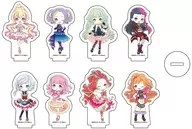 全8種セット 「アイカツプラネット! アクリルぷちスタンド 01.グラフアートイラスト」