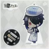 Rain Chibi Character Acrylic Stand "Alice AGF2017 in Black and White"
