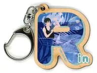 Rin Itoshi "Blue Rock x Yunessun Bath-no-Kangoku Yunessun ~ Let's become the strongest egoist to enjoy the most in Bath-no-Kangoku ~ Trading Wood Key Holder"